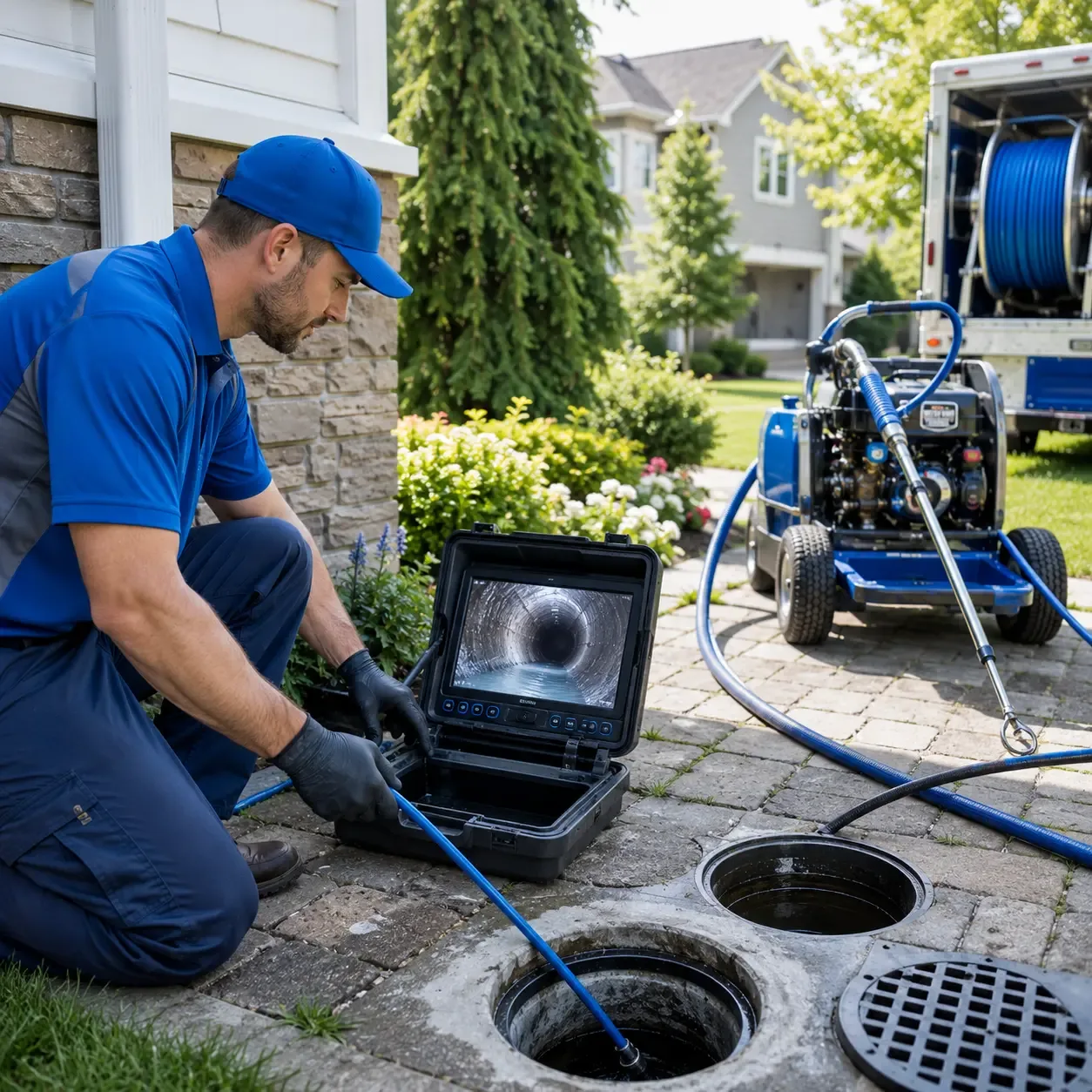 Outdoor drain cleaning professionals serving Royal, IA
